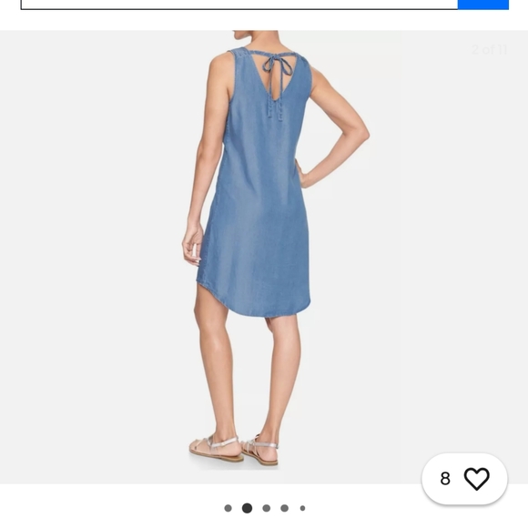 GAP Dresses & Skirts - Sleeveless Gap Denim Dress with back tie